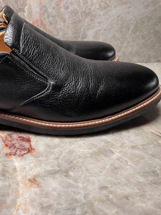 Johnston & Murphy Shoes Barlow Venetian Slip On Black Full Grain  Sz 11.5 M main image 9